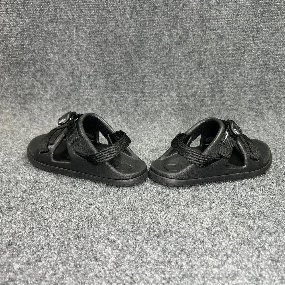 Chaco Chillos Sport Straps Sandals Youth Size 1 Black Athletic Outdoor Flip Flop
